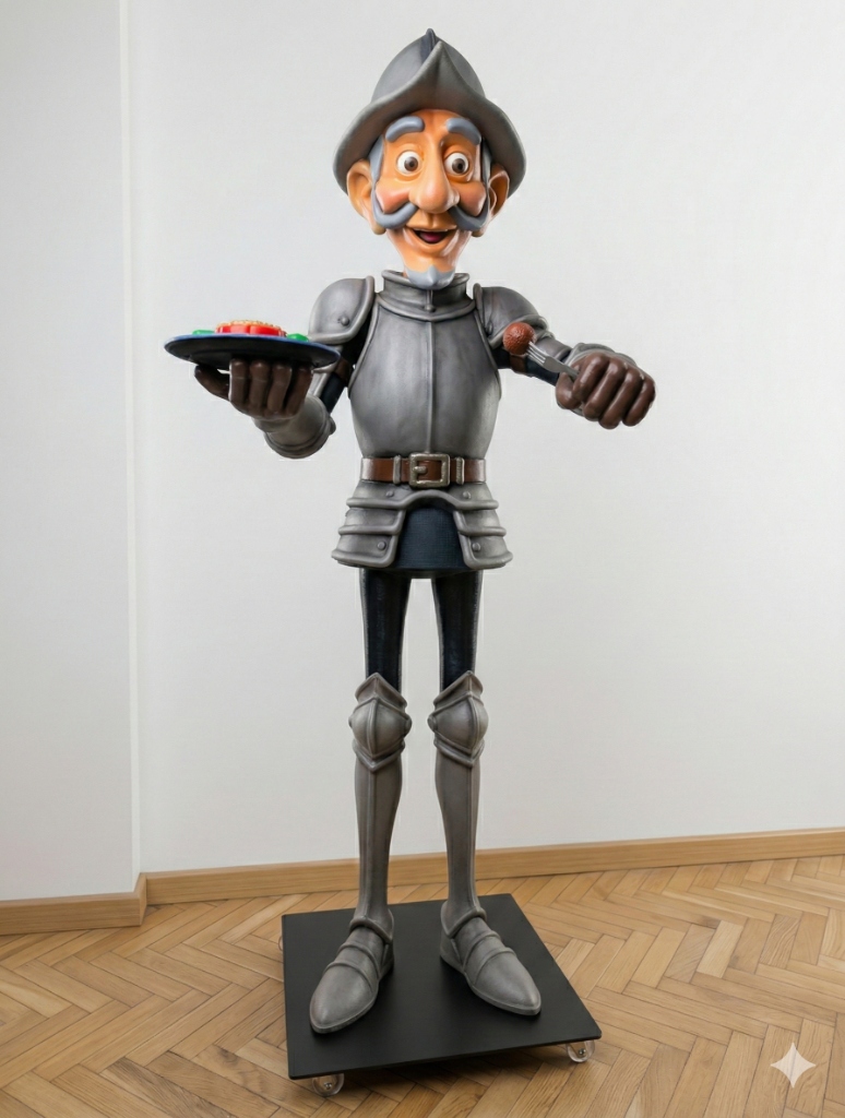 Don Quijote a tamaño real